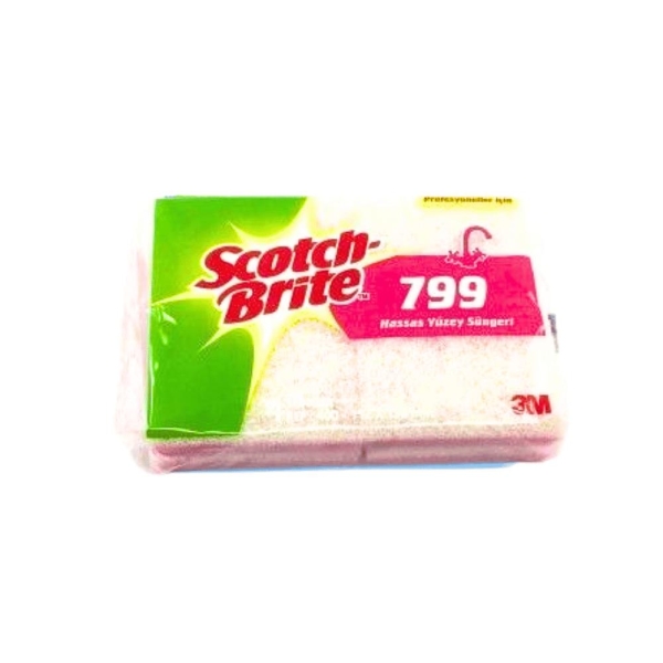 3M Scotch Brite SB 799 Hassas Sünger Pembe 4 Lü - 1