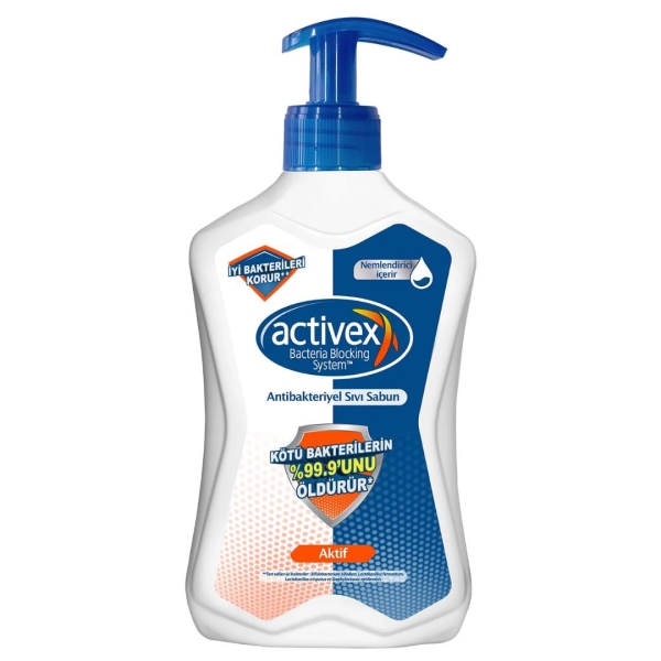 Activex Antibakteriyel Sıvı El Sabunu Aktif 500 Ml - 1