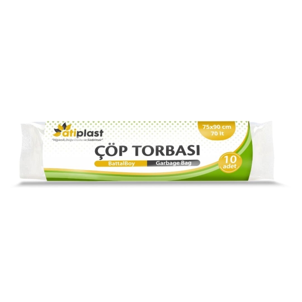 Atiplast Battal Çöp Torbası 75x90 Sarı 300 Gr - 1