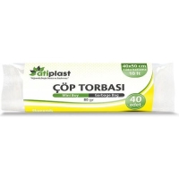 Atiplast Mini Çöp Torbası 40x50 Şeffaf 80 Gr - Atiplast