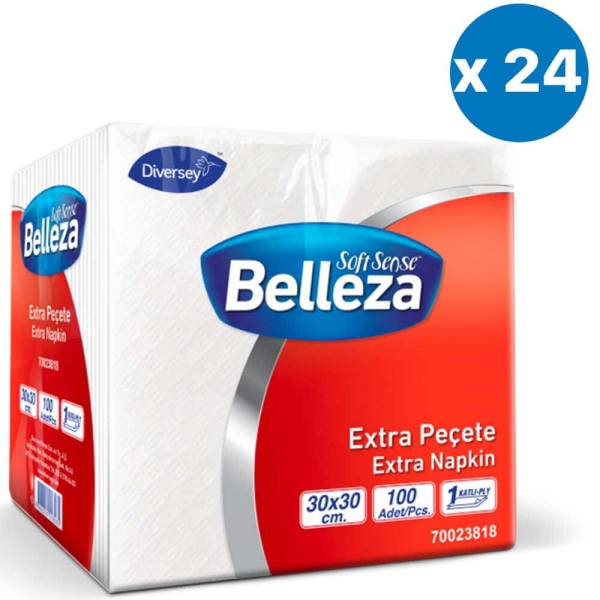 Belleza Extra Peçete 30x30 Cm 100 Lü 24 Paket - 1