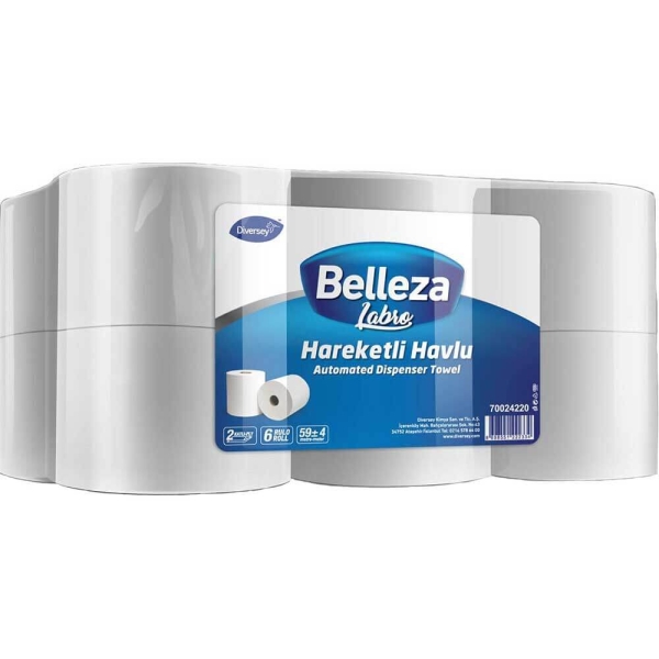 Belleza Labro Hareketli Havlu 3.5 Kg 21.2 Cm x 6 Lı - 1