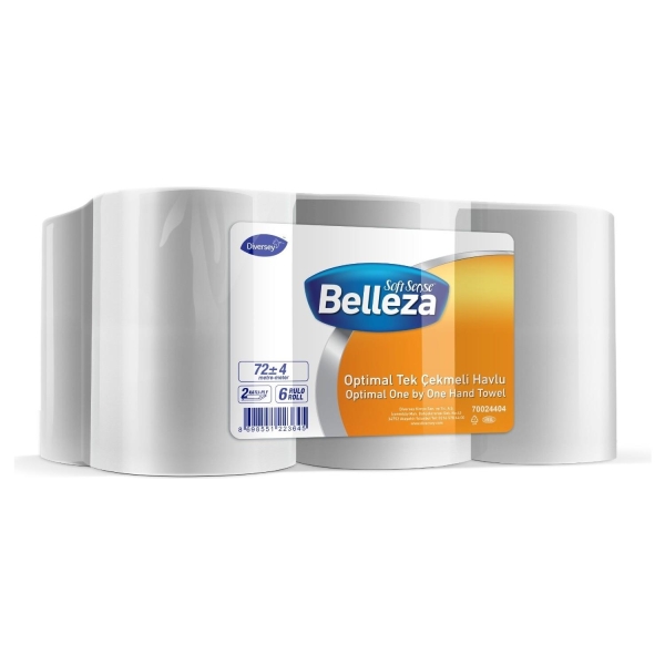 Belleza Optimal İçten Çekmeli Havlu 72 Mt 6 Lı - 1