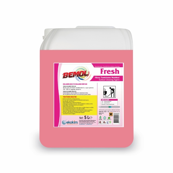 Bemol Fresh Yüksek Parfümlü Yüzey Temizleyici Çiçek 5 Kg - 1