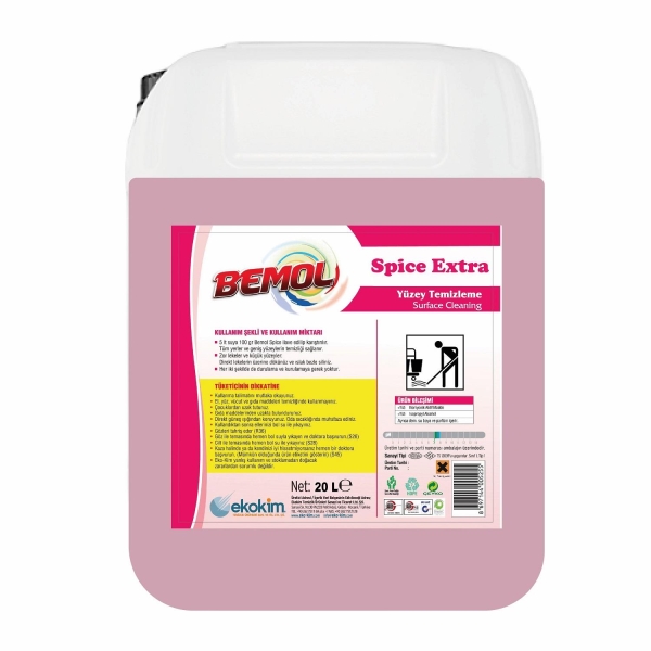 Bemol Spice Extra Yüzey Temizleyici Pembe 20 Kg - 1