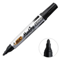 Bic Marker Koli Kalemi Yuvarlak Uç Siyah 2000 - Bic