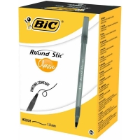 Bic Round Stic Tükenmez Kalem Siyah 1 mm 60 Lı 962665 - Bic