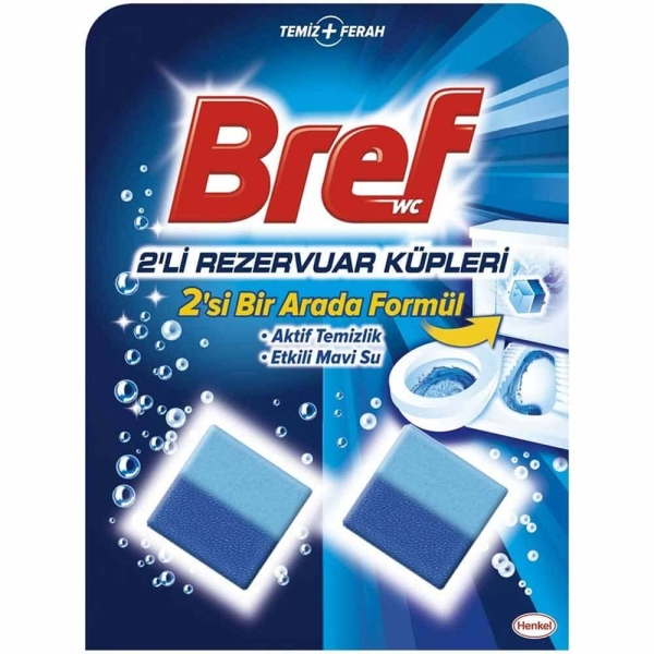 Bref Rezervuar Küpleri Mavi Su Etkili 2 Li - 1