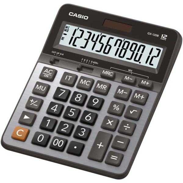 Casio Hesap Makinesi Masaüstü Tipi GX-120B 12 Hane - 1