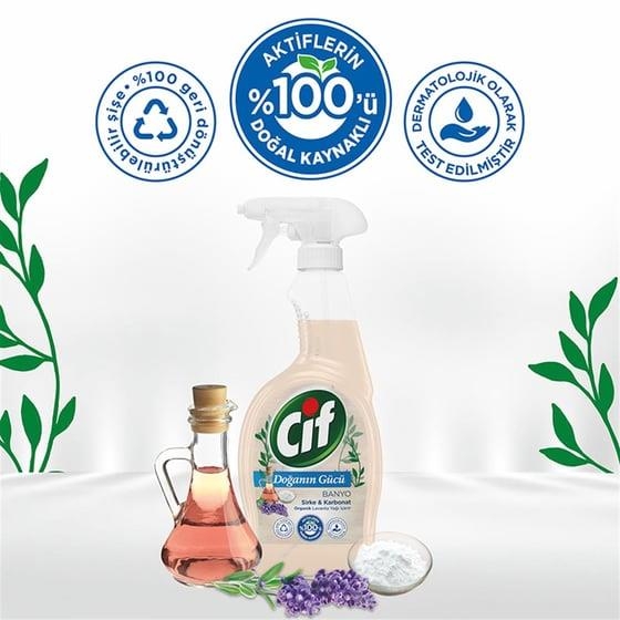 Cif Banyo Sirke ve Karbonat 750 Ml - 3