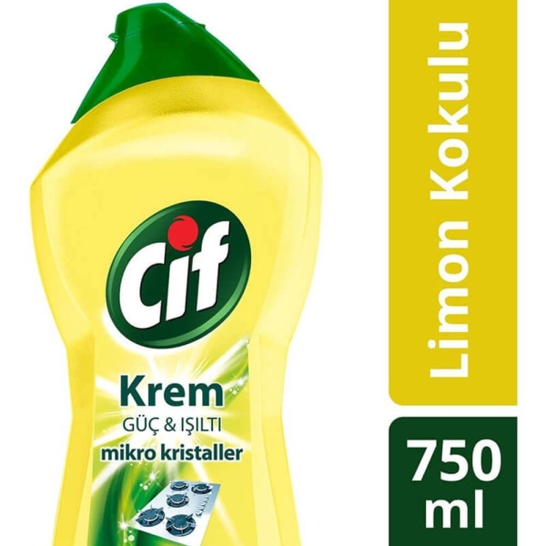 Cif Limonlu Temizlik Kremi 750 Ml - 1