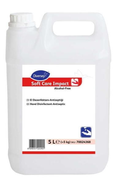 Diversey Soft Care El Dezenfektanı Impact Alcohol Free 5 Kg - 1