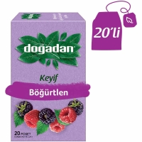 Doğadan Böğürtlenli Karışık Bitki Çayı 20 Li - Doğadan