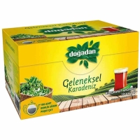 Doğadan Geleneksel Karadeniz Bardak Poşet Çay Bergamot Aromalı 100 Lü - Doğadan