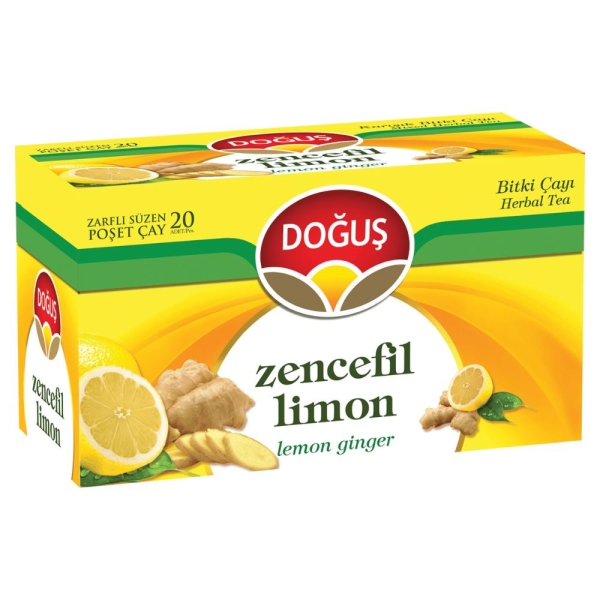 Doğuş Bitki Çayı Zencefil Limon 20 Li - 1