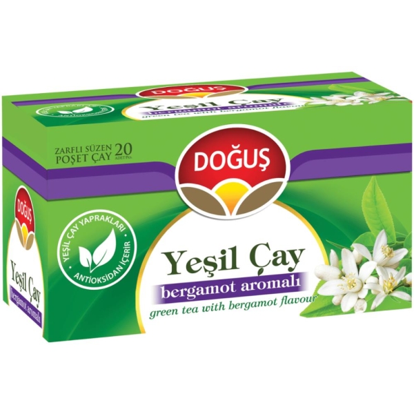 Doğuş Yeşil Çay Bergamot 20 Li - 1