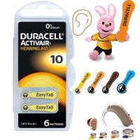 Duracell 10 Kulaklık İşitme Cihazı Pili 6 Lı Blister 1.45V DA10N6 - Duracell