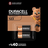 Duracell 123 Ultra Lityum 3V Pil 2 Li - Duracell