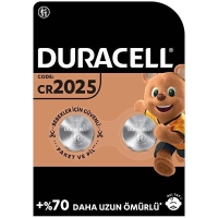 Duracell CR2025 Lityum Düğme Pil 3V 2 li - Duracell