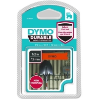 Dymo D1 Kalıcı Şerit 12 mm x 3 Mt Turuncu Siyah 1978367 - Dymo