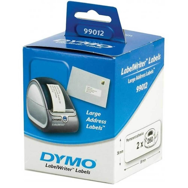 Dymo Geniş Adres Etiketi 520 Etiket 89 x 36 mm 99012 - 1