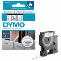 Dymo LabelManager D1 Yedek Şerit 12 mm x 7 Mt Şeffaf Mavi 45011 - Dymo