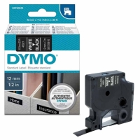 Dymo LabelManager D1 Yedek Şerit 12 mm x 7 Mt Siyah Beyaz 45021 - Dymo