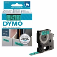 Dymo LabelManager D1 Yedek Şerit 12 mm x 7 Mt Yeşil Siyah 45019 - Dymo