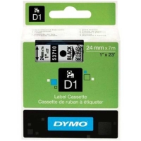 Dymo LabelManager D1 Yedek Şerit 24 mm x 7 Mt Şeffaf Siyah 53710 - Dymo