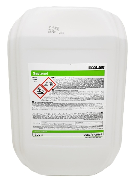 Ecolab Saptenol Çamaşır Yağ ve Kir Çözücü 20 Kg - 1