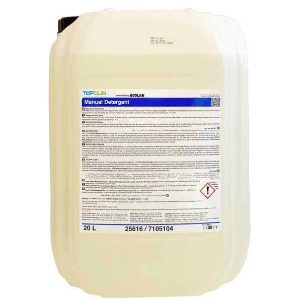 Ecolab TopClin Manual Detergent Elde Bulaşık Deterjanı 20 Kg - 1