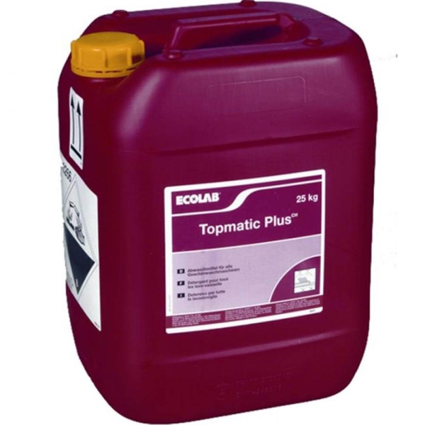 Ecolab Topmatic Plus Endüstriyel Bulaşık Deterjanı Klor Katkılı 20 Kg - 1