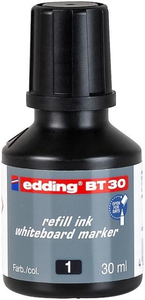 Edding BT-30 Mürekkep Siyah 30 Ml - 1