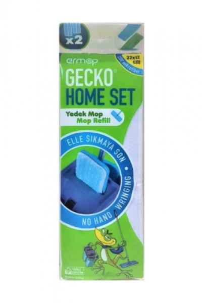 Ermop Gecko Tablet Mop Home Set Yedek Mop 2 Adet - 1