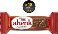 Eti Ahenk Gurme Çikolata Kaplı Fındık Kremalı Gofret 50 Gr 18 Adet - Eti