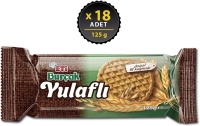 Eti Burçak Yulaflı Bisküvi 125 Gr 18 Adet - Eti