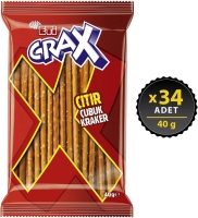 Eti Crax Sade Çubuk Kraker 40 Gr 34 Adet - Eti