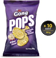 Eti Gong Pops Orijinal Lezzet Mısır Patlağı 80 Gr 10 Adet - Eti