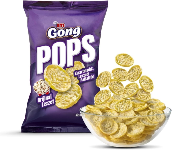 Eti Gong Pops Orijinal Lezzet Mısır Patlağı 80 Gr 10 Adet - 2