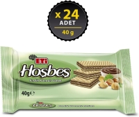 Eti Hoşbeş Fındık Kremalı Gofret 40 Gr 24 Adet - Eti