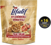 Eti Lifalif Ay Çekirdekli ve Domatesli Yulaf Topları 36 Gr 16 Adet - Eti