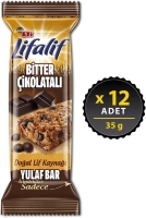 Eti Lifalif Bitter Çikolatalı Yulaf Bar 35 Gr 12 Adet - Eti