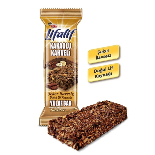 Eti Lifalif Kakaolu Kahveli Yulaf Bar 35 Gr 12 Adet - 2