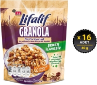 Eti Lifalif Kuru Vişne Kakaolu Fındıklı Granola 40 Gr 16 Adet - Eti