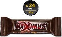 Eti Maximus Karamelli Yer Fıstıklı Nuga Bar 36 Gr 24 Adet - Eti