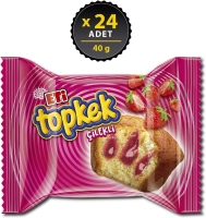 Eti Topkek Çilekli Kek 40 Gr 24 Adet - Eti