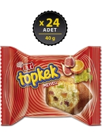 Eti Topkek Meyveli Kek 40 Gr 24 Adet - Eti