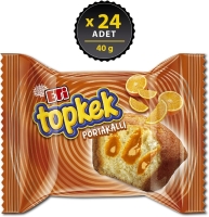 Eti Topkek Portakallı Kek 40 Gr 24 Adet - Eti