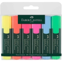 Faber Castell Fosforlu Kalem 6 Lı Poşet 1548 - Faber-Castell