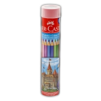 Faber Castell Kuru Boya Metal Kutu 12 Li - Faber-Castell